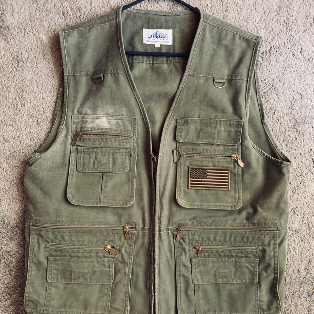 Men's Tactical Concealed Carry Vest, Size Large